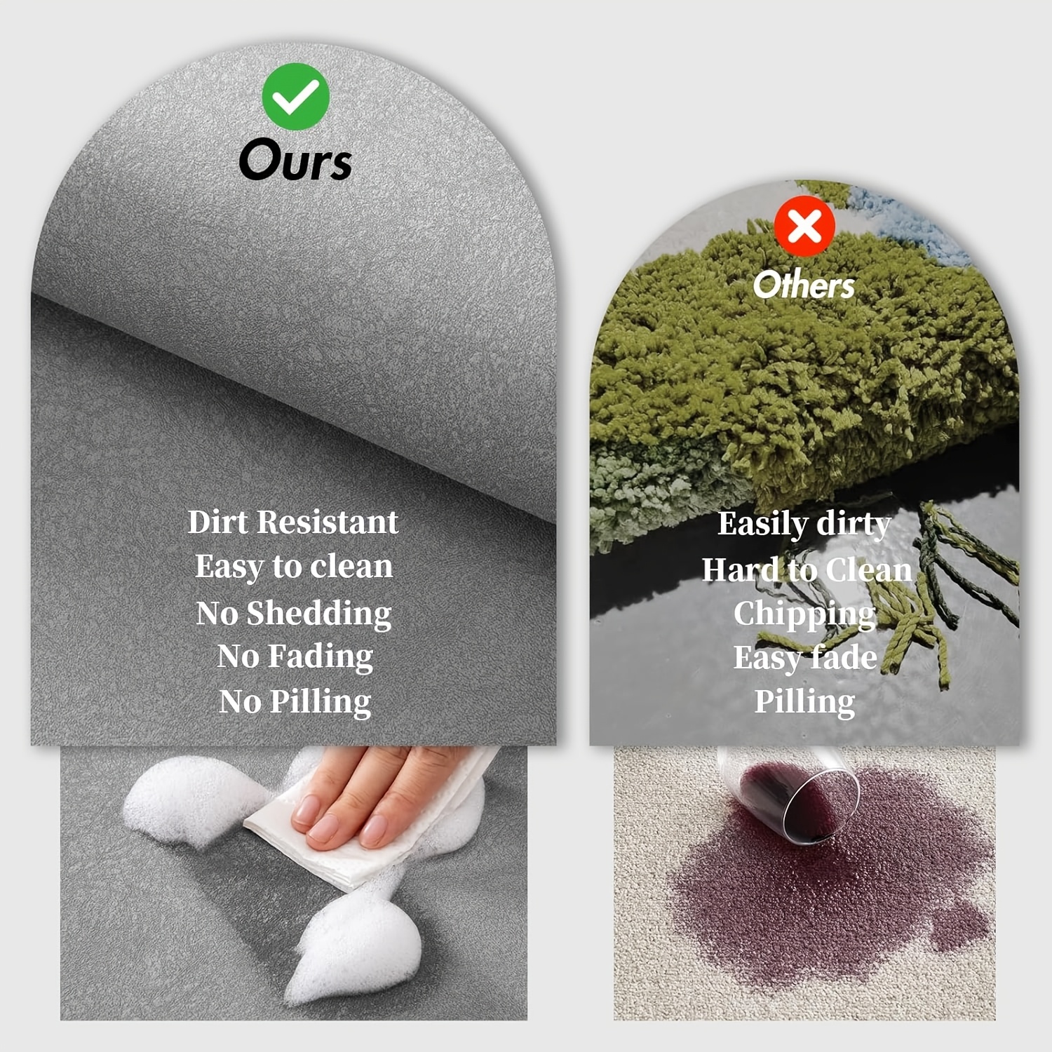 diatomaceous earth bath mat bathroom runner rugs long quick dry bathroom mat non slip rubber backed shower floor mat 40 100cm Product details 3