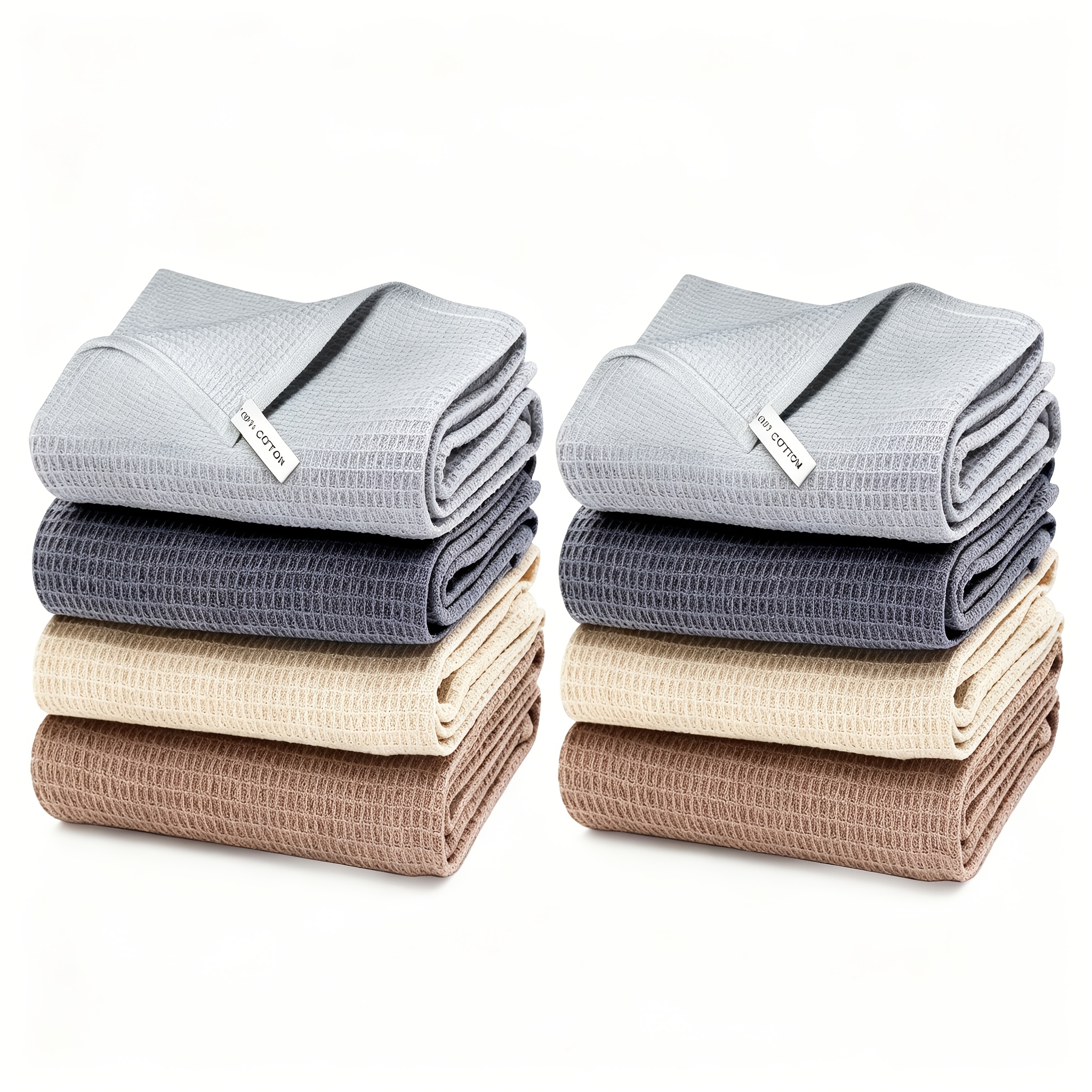 8pcs Napkins, Size 65x45cm, Waffle Weave Kitchen Towels, Used Towels, Kitchen Towels, Absorbent