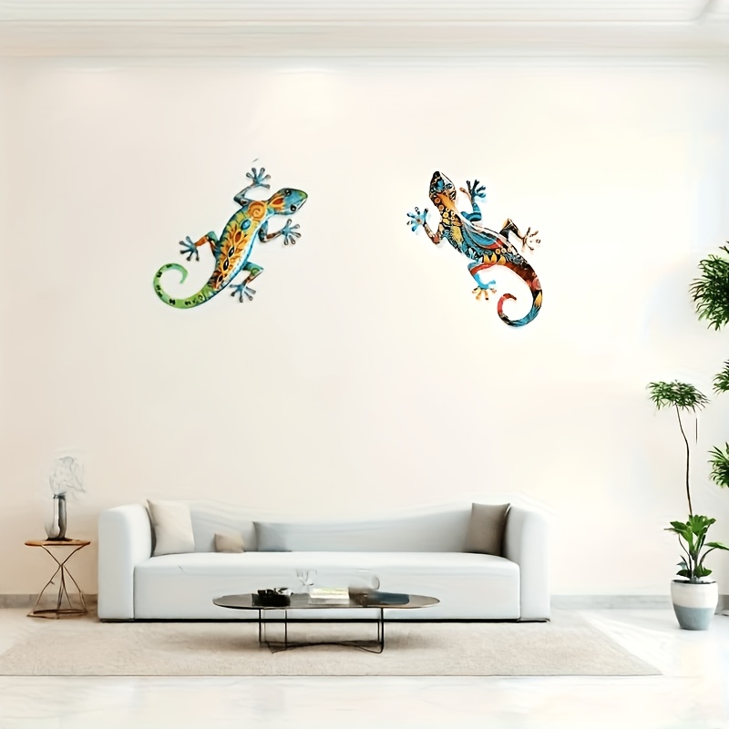 2d Flat - (2d Flat) 2-pack Large Metal Wall Hanging Ornament, Handmade Floral Pattern - Decoration Home, Patio, Porch, And Garden
