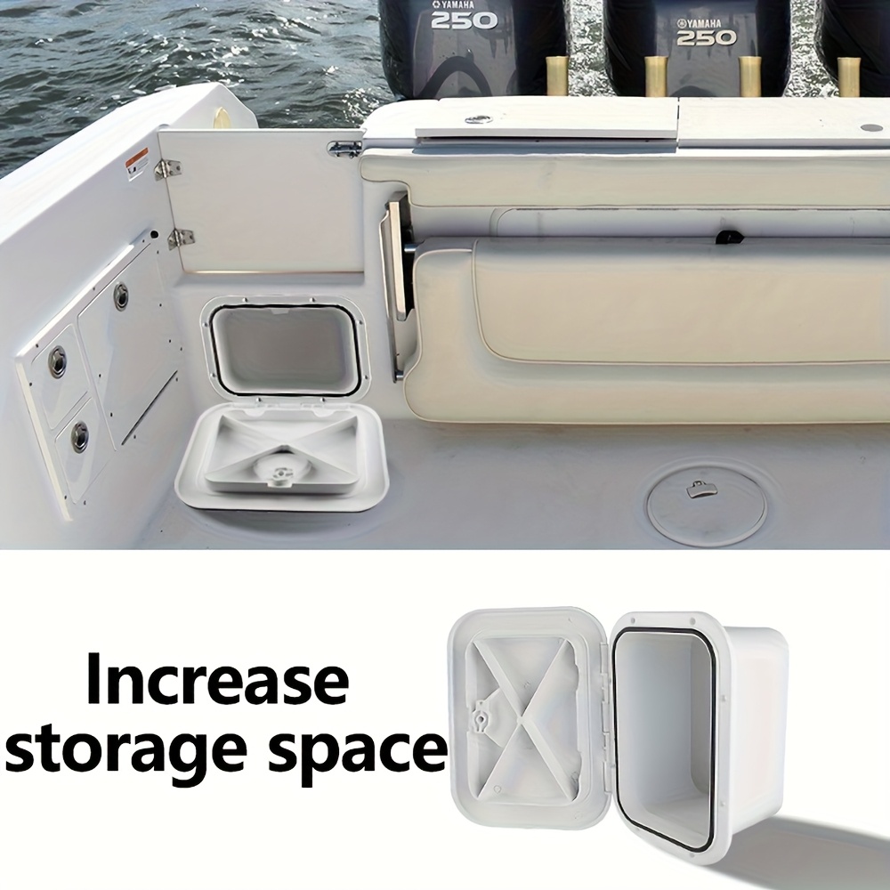 storage box organizer white flush mount hatch Temu Ireland - Main Image