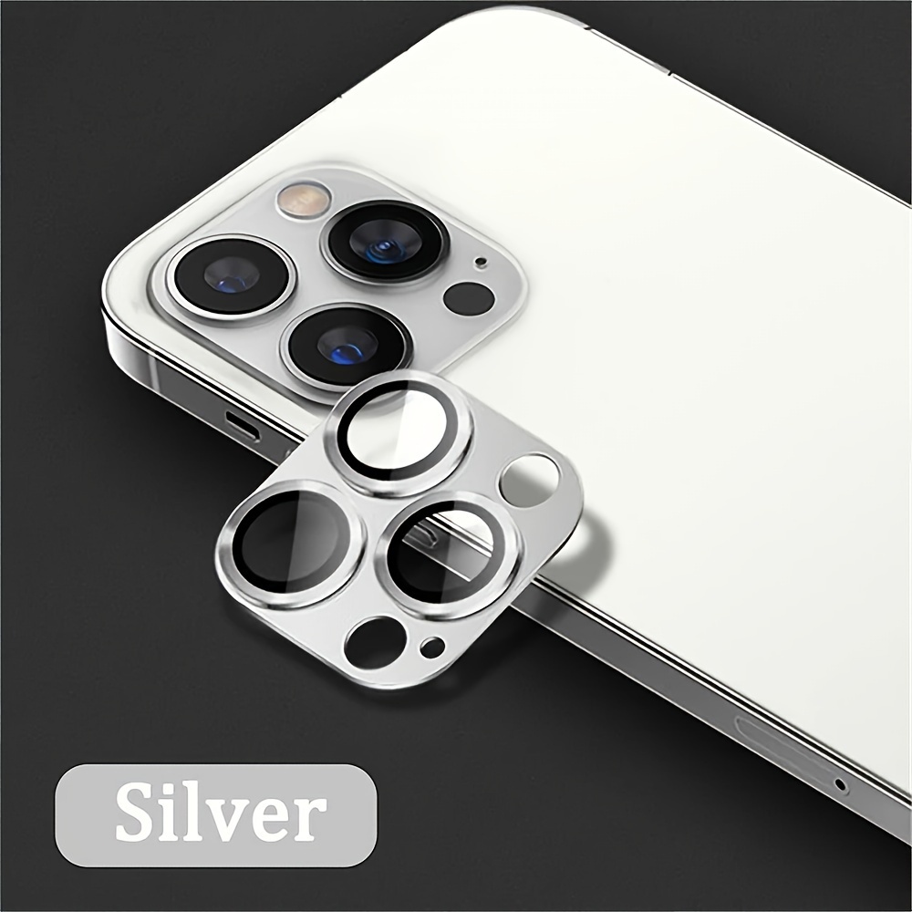 Camera Lens Protector for iPhone 14 Pro / iPhone 14 Pro Max, Alloy Metal  Camera Cover with Tempered Glass Screen Protector Accessories,Case