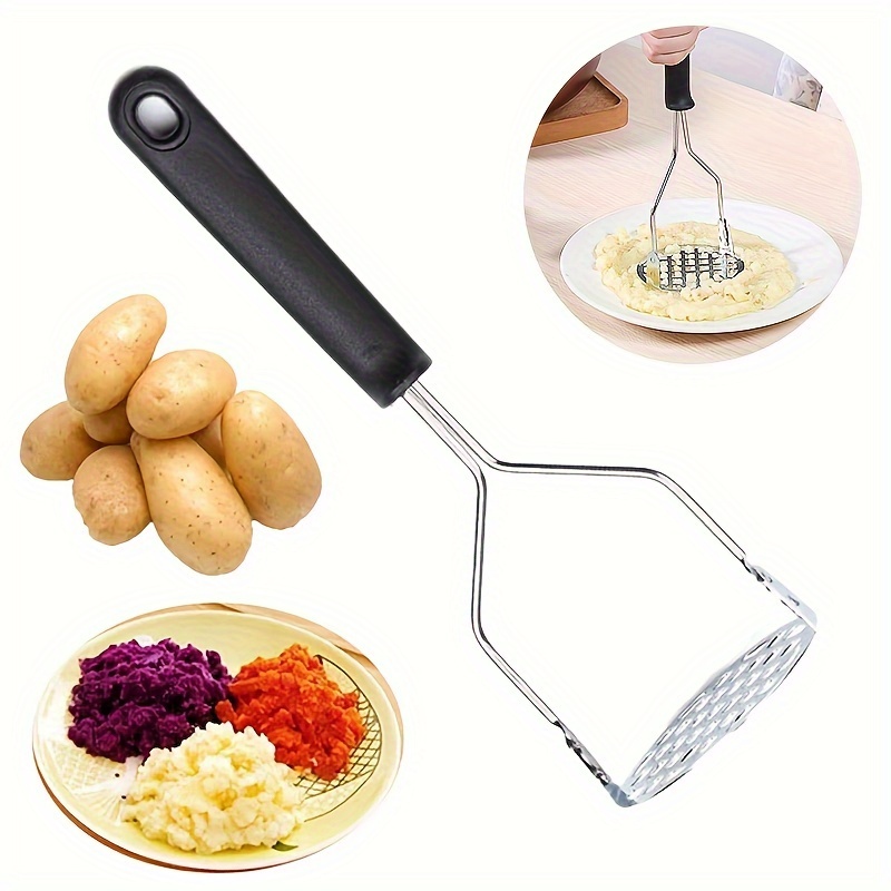 

Stainless Steel Potato Masher - Manual Food Press For , & Pumpkins - Kitchen Gadget