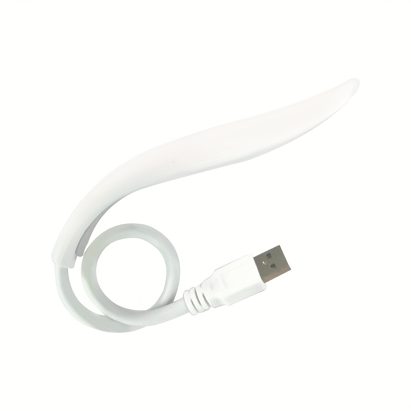 USB Plug-In Gooseneck Bedside Lamp, Adjustable Angle Reading Light
