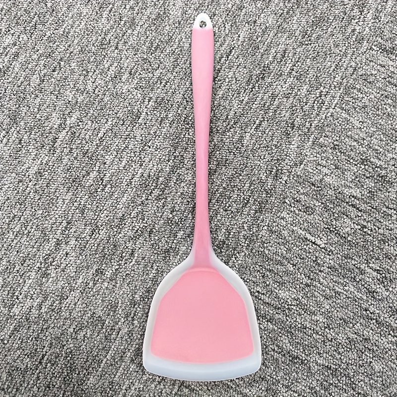 TEMU Silicone Spatula, Non Stick Pan, Special Pot Spatula, High Temperature Resistant Spatula, Household Stir Fry Spatula, Thickened Kitchen Utensils