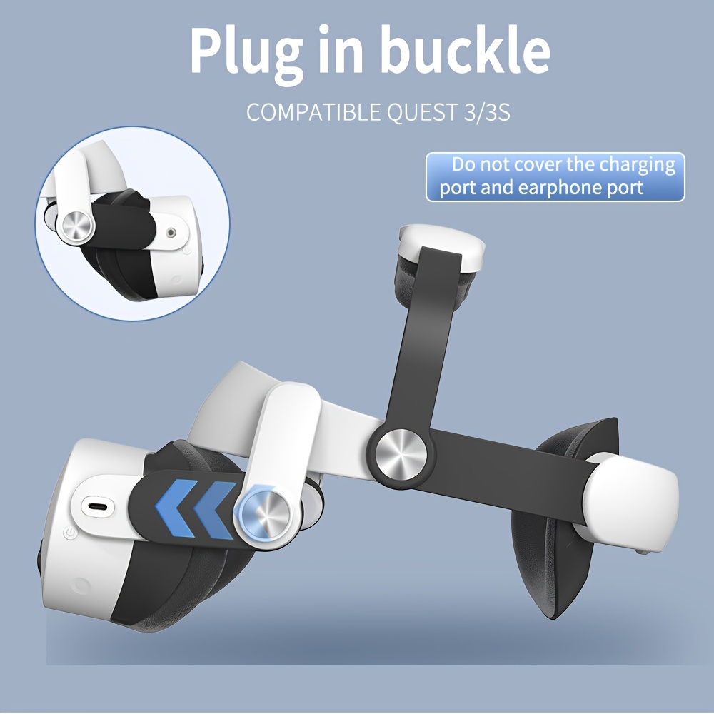Suitable For Quest 3/3s, This Elite Adjustable Headband Enhances , Reduces Facial Pressure, And Is Ergonomically Adjustable And Durable
