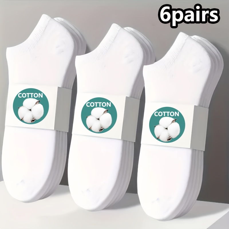 6-pair Women's Socks, Suitable For , Soft, Comfortable, Breathable, Sweat-absorbent, And Versatile, With High Elasticity And Durability