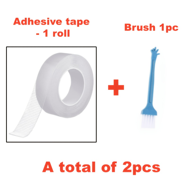 Image of Tape, Cuttable Tape, Ultra-strong Double-sided Nano Tape Transparent Removable Pet Adhesive Heavy-duty Strong Adhesive Packaging Tape For Home Office