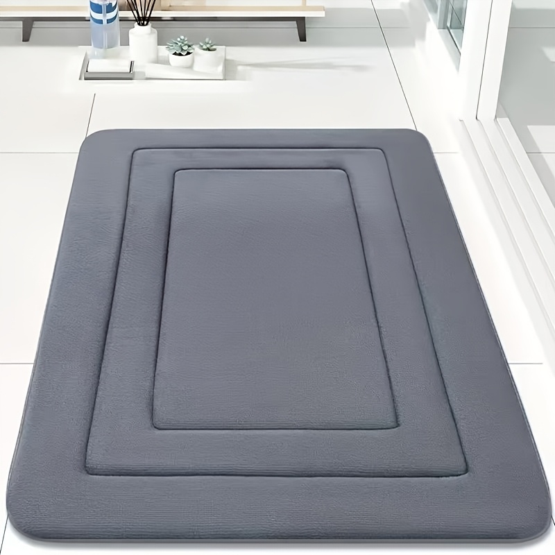 TEMU Geometric Pattern, Soft And Skin-friendly, Bathroom Supplies, Bathroom Anti-slip Mat, Bathroom Floor Mat, Machine Washable, Suitable For Shower