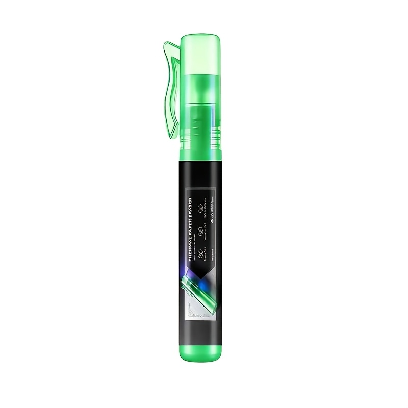 TEMU Stylo Spray Effaceur de Protection de Privée - Liquide de Correction pour Papier Thermique, Effacement Rapide des Données, Protection des
