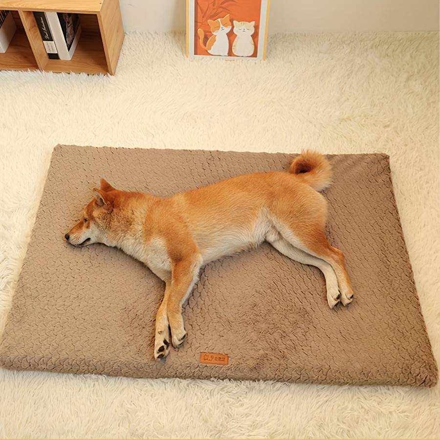 

Fluffy Detachable Pet Cushion, With Sponge Filling, High Elasticity And No Collapse Dog Bed, Suitable For Small And Medium-sized Dogs