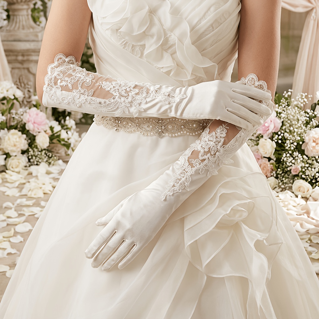 white lace gloves long sold on Temu United States