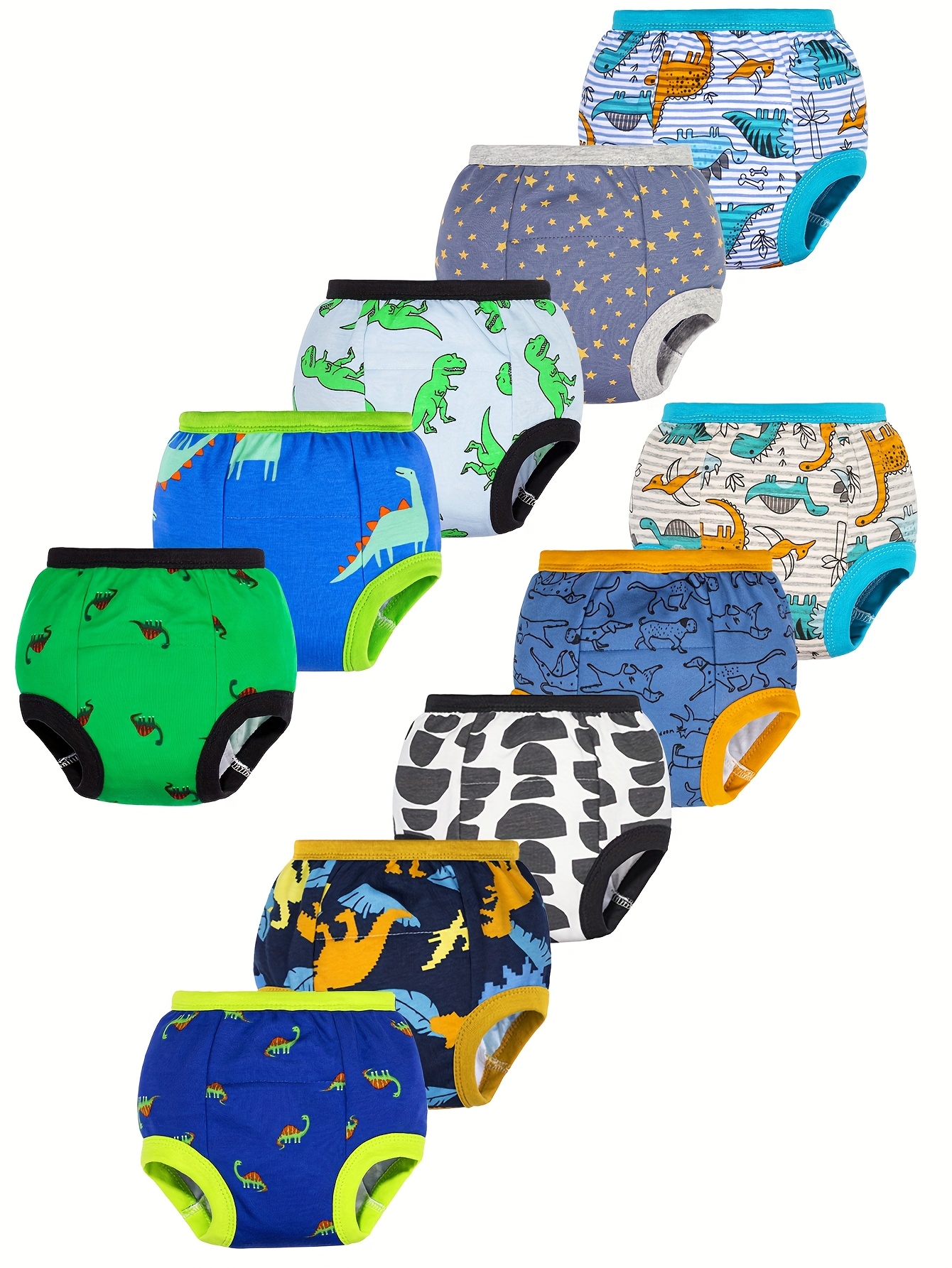 Reusable Potty Training Underwear - Waterproof Toddler Training Pants (1T-4T)