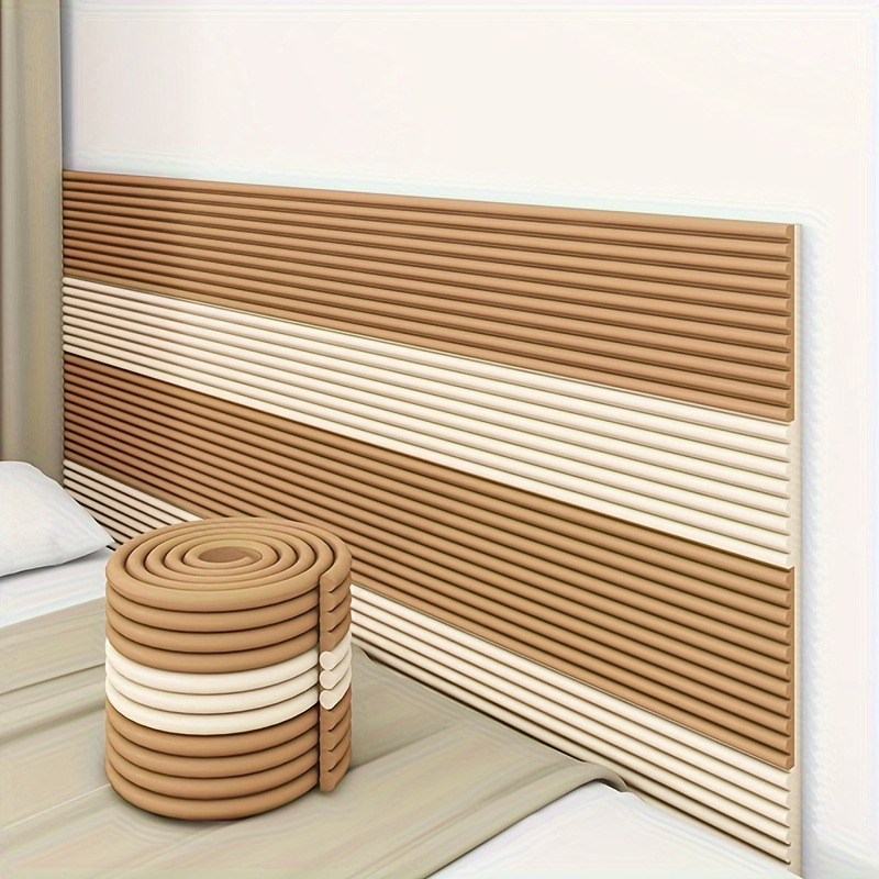 

Self-adhesive Corner Protector Strips For Home - Removable, Textured Wall Guards For Coffee Tables & Beds