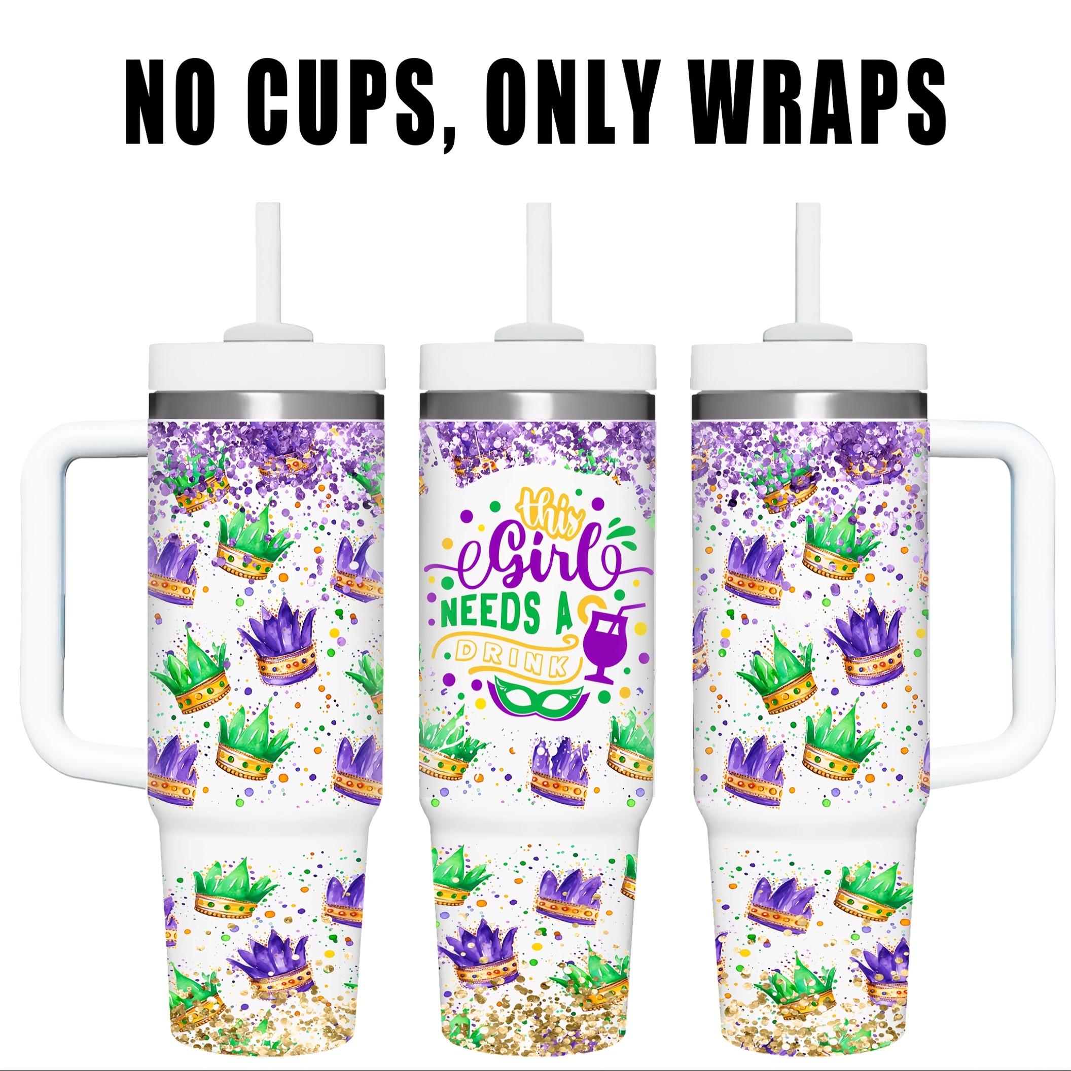 

1 Set Crown Uv Dtf Wraps Decals Printing Self-adhesive Transfer Paper Dtf Transfer Transfer Paper For 40 Oz , Cups, Bottles, School Supplies, Etc, Arts Crafts, Dly Art Supplies