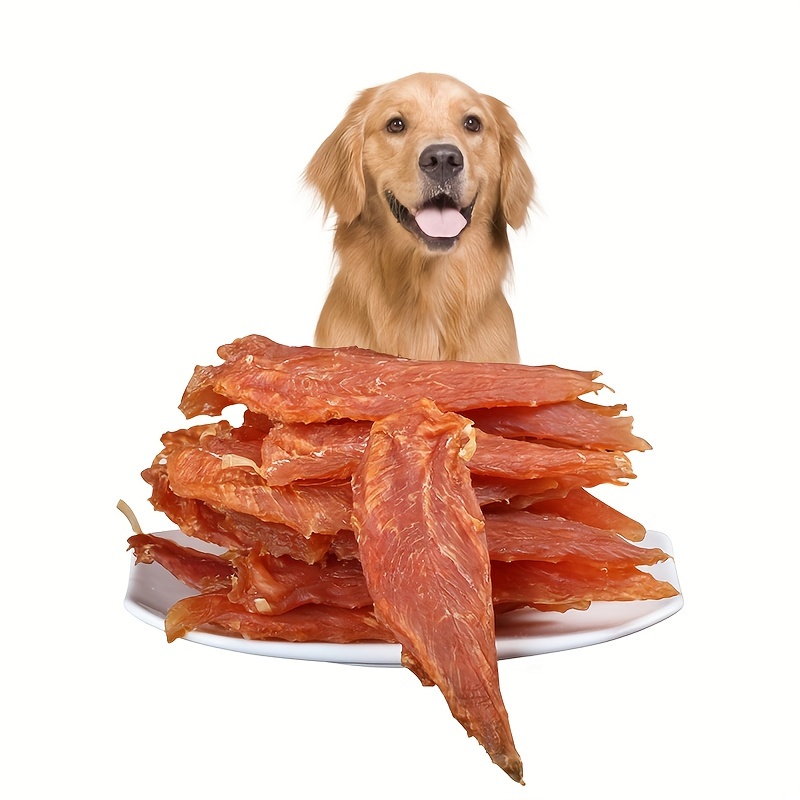 TEMU Pet Snacks Dog Treats, Chicken Jerky For Dogs, Training Treats Training Treats Slow Snacks For Medium And Large Dogs Treats