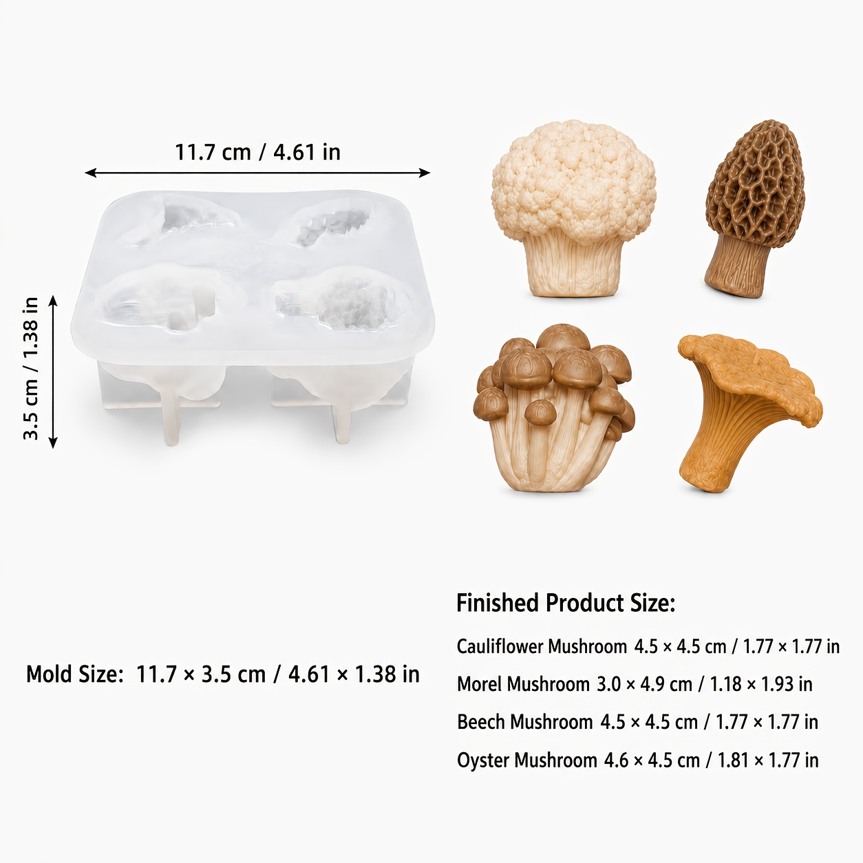 TEMU Moule en silicone à 4 cavités avec de : Un moule de moulage polyvalent pour cire fondue, pierres d' et savons parfumés