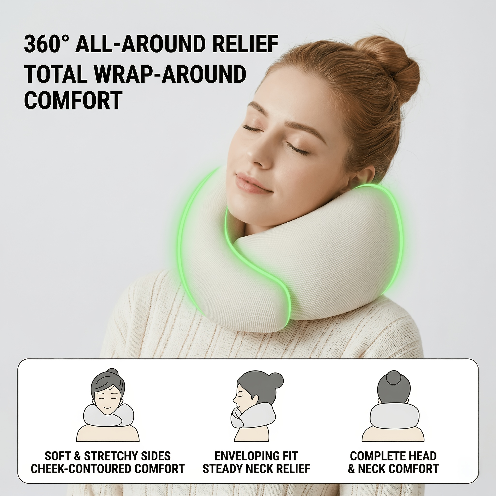 u shaped travel neck pillow travel pillow comfortable   suitable for travel aircraft cars family road travel necessities delivery of portable storage box Product details 1