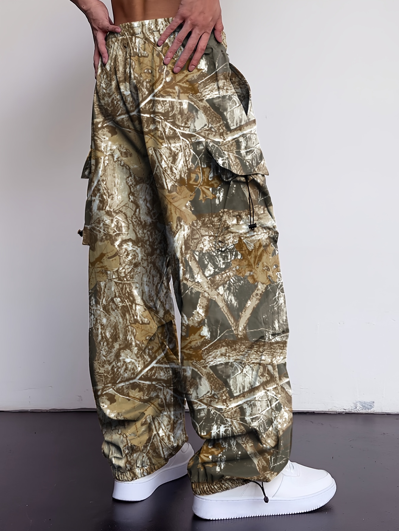 パンツ 00s old gap mulch camo cargo y2k Hip Hop y2k Camo Cargo Pants for Women Baggy Loose Low Rise
