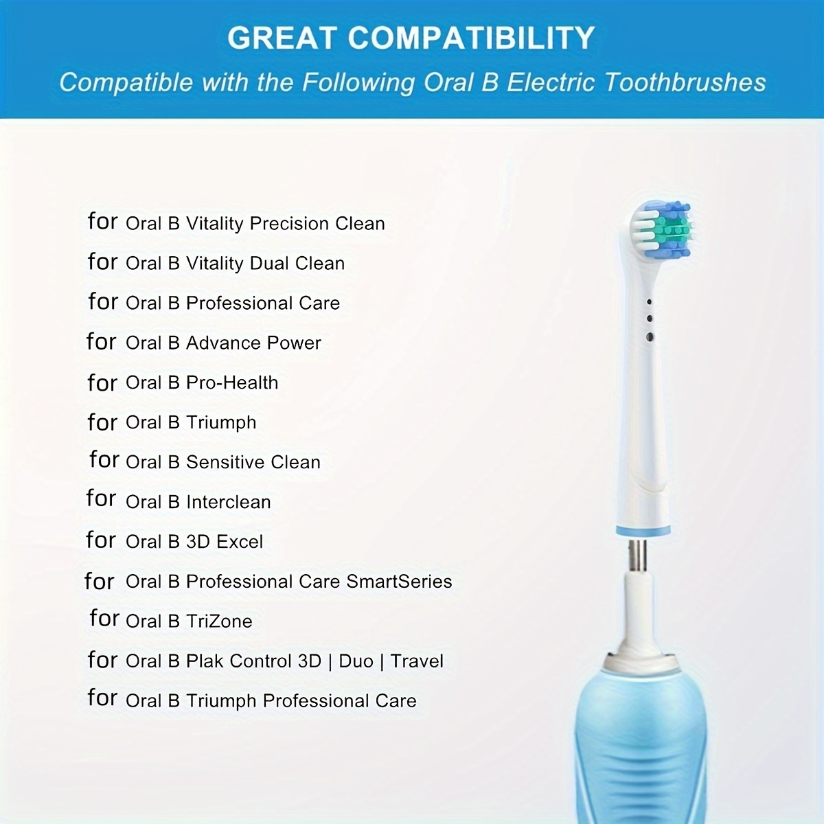 Oral-B Pro 500 Precision Clean Rechargeable Toothbrush, 1 Refill 