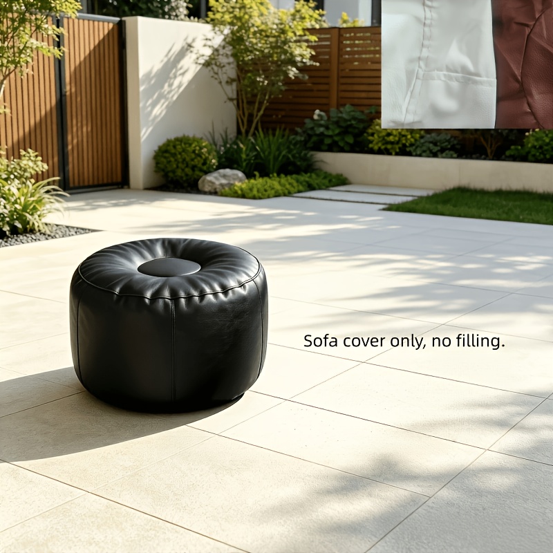 TEMU Cushion Cover, Storage Lazy Bench Cover, Sofa Cover - Pumpkin-shaped Lazy Bench Cover, Comfortable And Soft, Suitable For Storage, Can Store Old