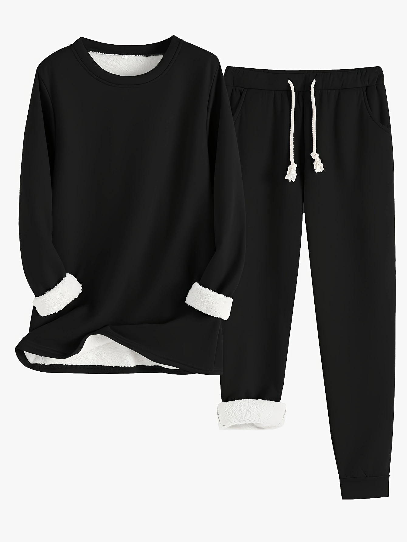 Plush Base Layer Set for Autumn and Winter