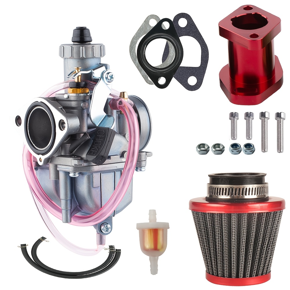 

High-performance 26mm Carburetor Kit For /196cc, Ct200u Bt200x Mini Bike, Kt196 Go-kart, Gx200 6.5hp Clone Engine - Includes Air Filter, Intake Manifold & More