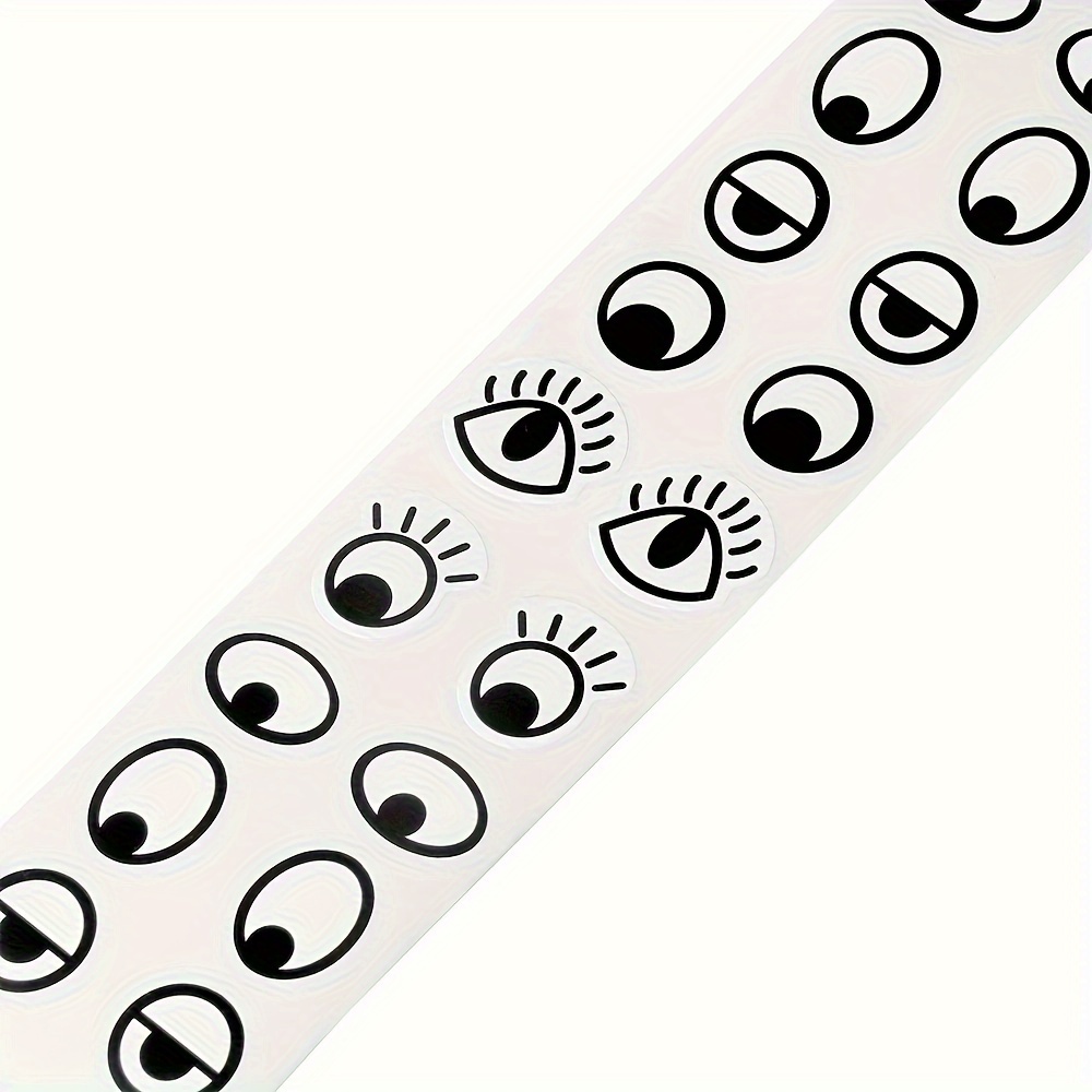 Eye Sticker Labels Eye Self adhesive Paper Diy Crafts - Temu