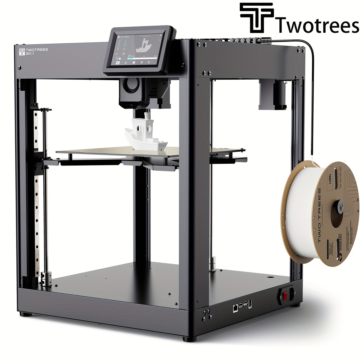 

3d Printer, 700mm/s Printing, 3.5-inch Screen, Dual Linear Full Tension Structure, Sk1 Built-in Filament Sensor With Firmware 3d Printer, Xy With Auto Leveling Printing Fdm, Multi-language Support