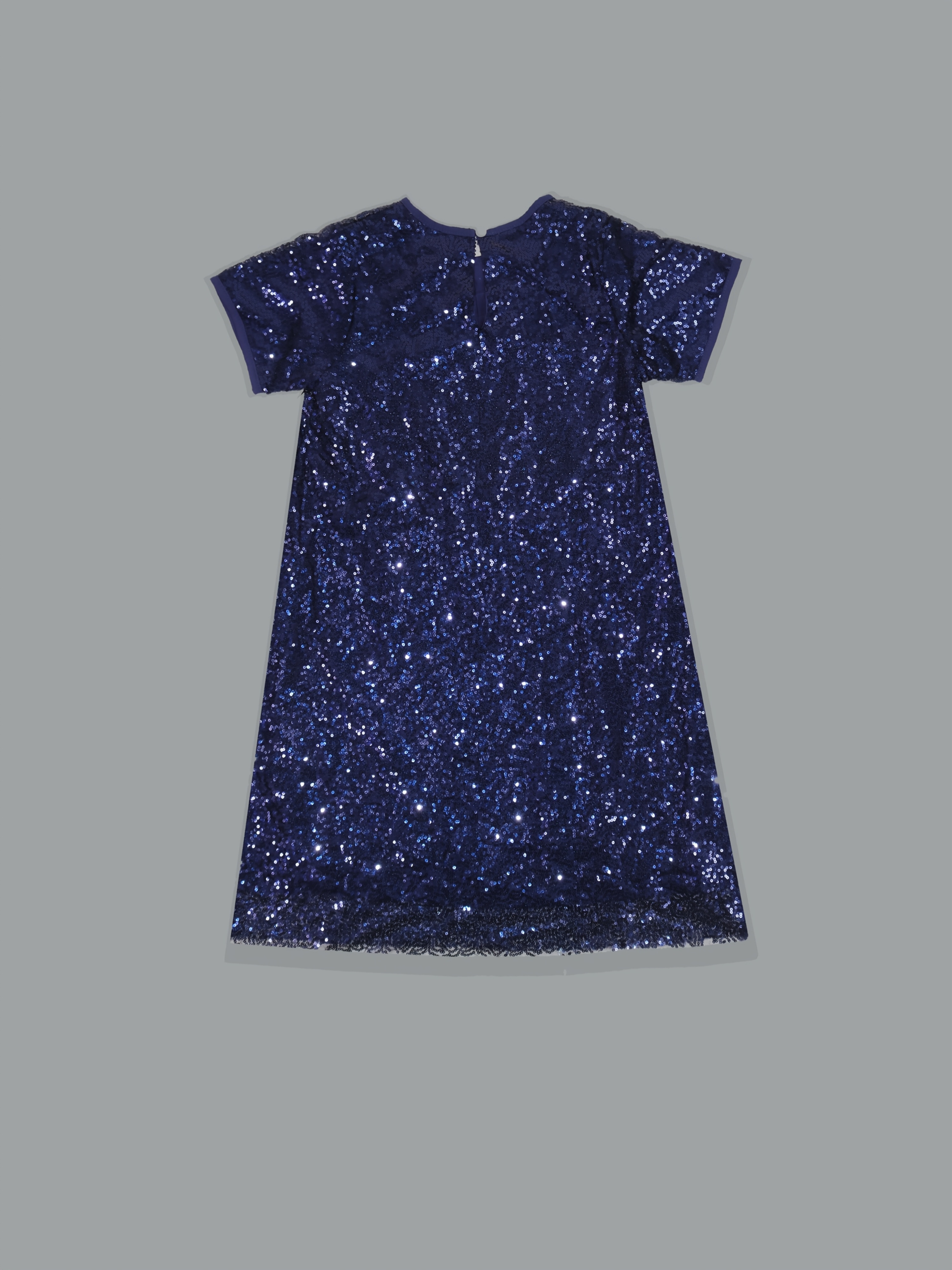 spring summer new sequin girls fashion round neck beaded - Temu Saudi Arabia