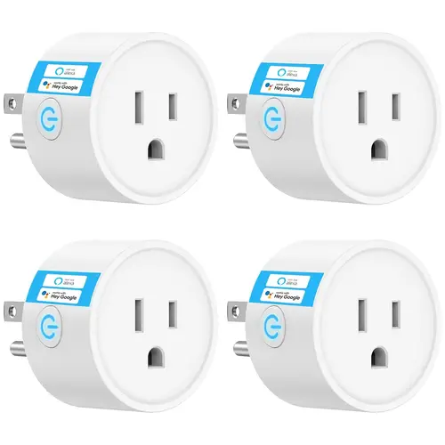 4 pack voice control with wifi enabled timer function 110 130v us plug no battery required