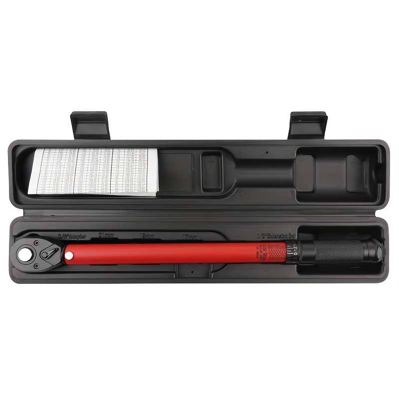 TEMU 72-tooth Round Tube Adjustable Torque Wrench 1/-230n 4s Workshop Car Repair Special Labor- Reversible Ratchet Wrench