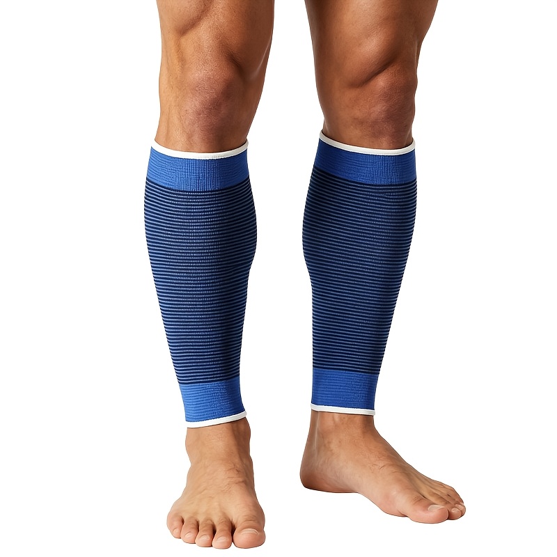 TEMU Lot de 2 manchons de compression pour mollets, manchons de mollet très élastiques, à pour de sport, les voyages et - Respirants, extensibles et