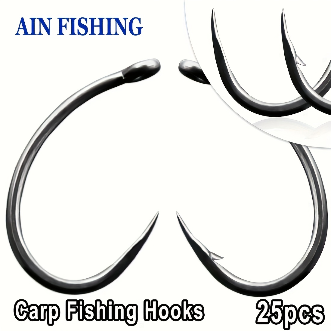 barbless fishing hooks sold on Temu Canada