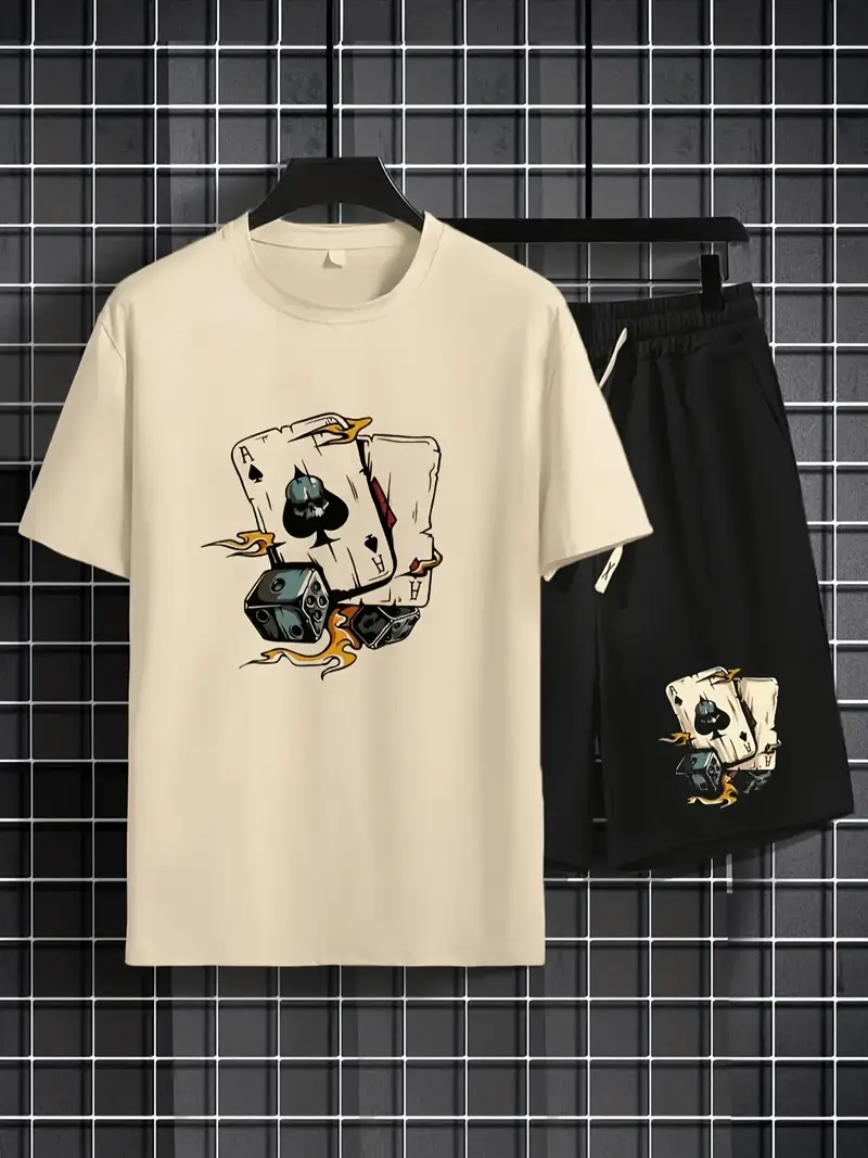 poker mens set t drawstring s for summer outfits for details 0