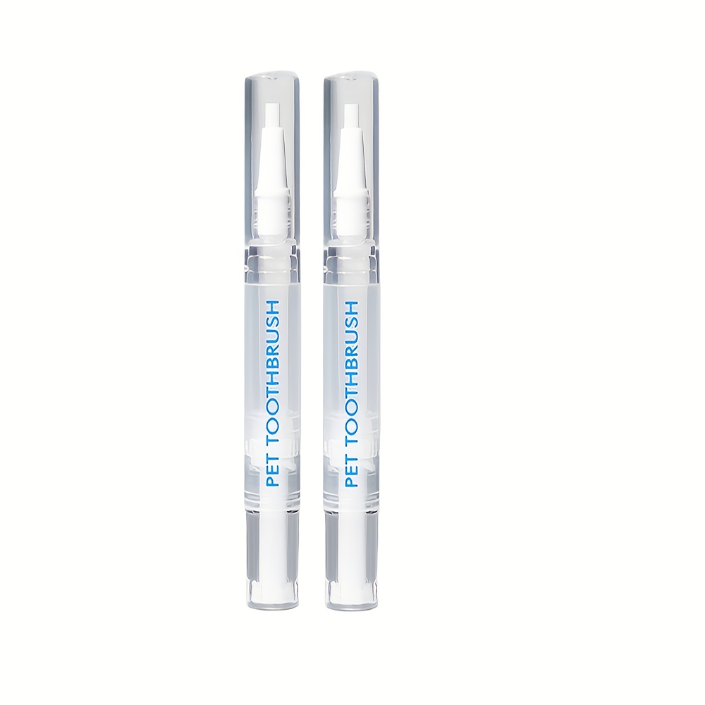 Image of 2pcs Of Gentle Pet No-brush Dental Pens For And Maintaining Oral Hygiene, Designed To Clean Small