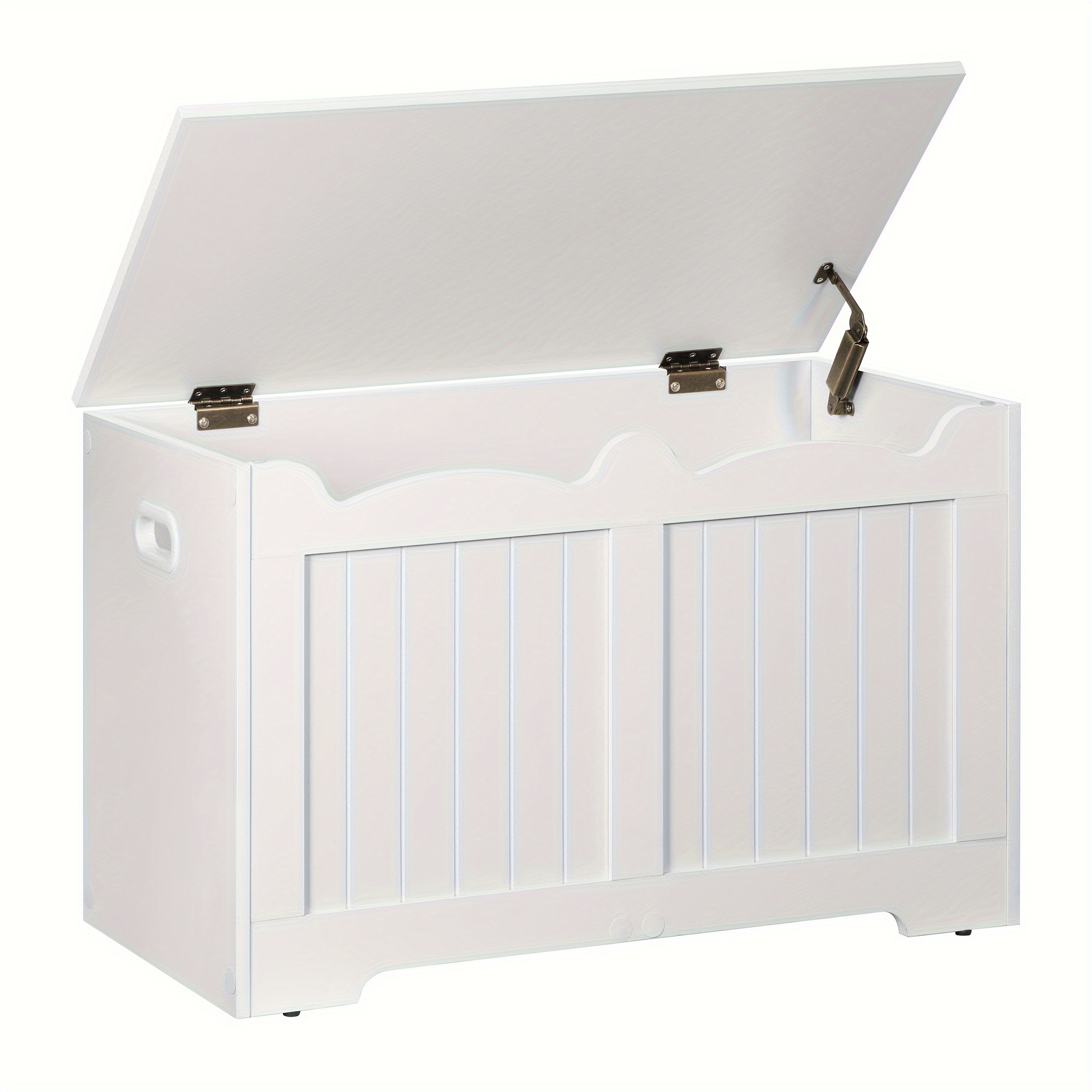 Shoe Bench, Storage Bench, Chest Of Drawers, 2 Safety Hinges, Barn Style Storage Cabinet, 40 X 76 X 48.7cm, For Hallway, Bedroom, Living Room