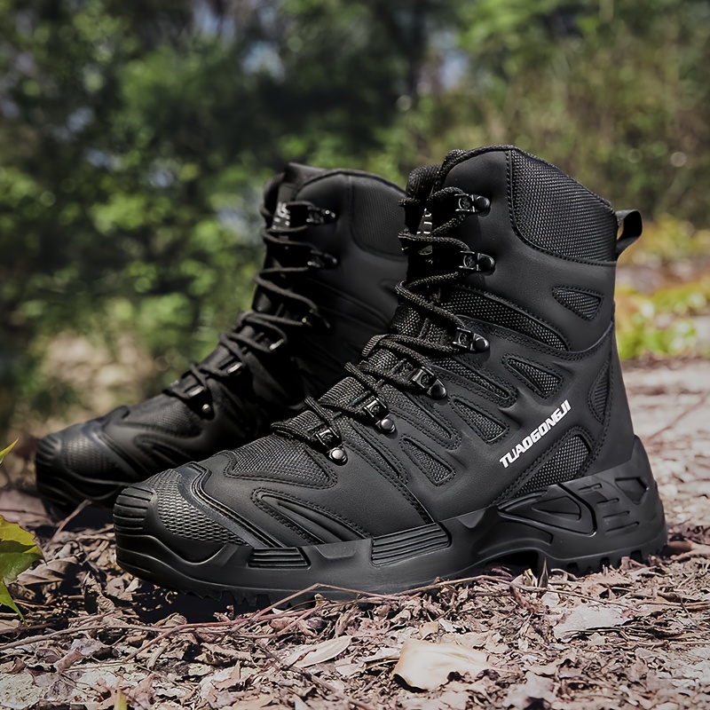 autumn and winter plus size men's outdoor training hiking boots