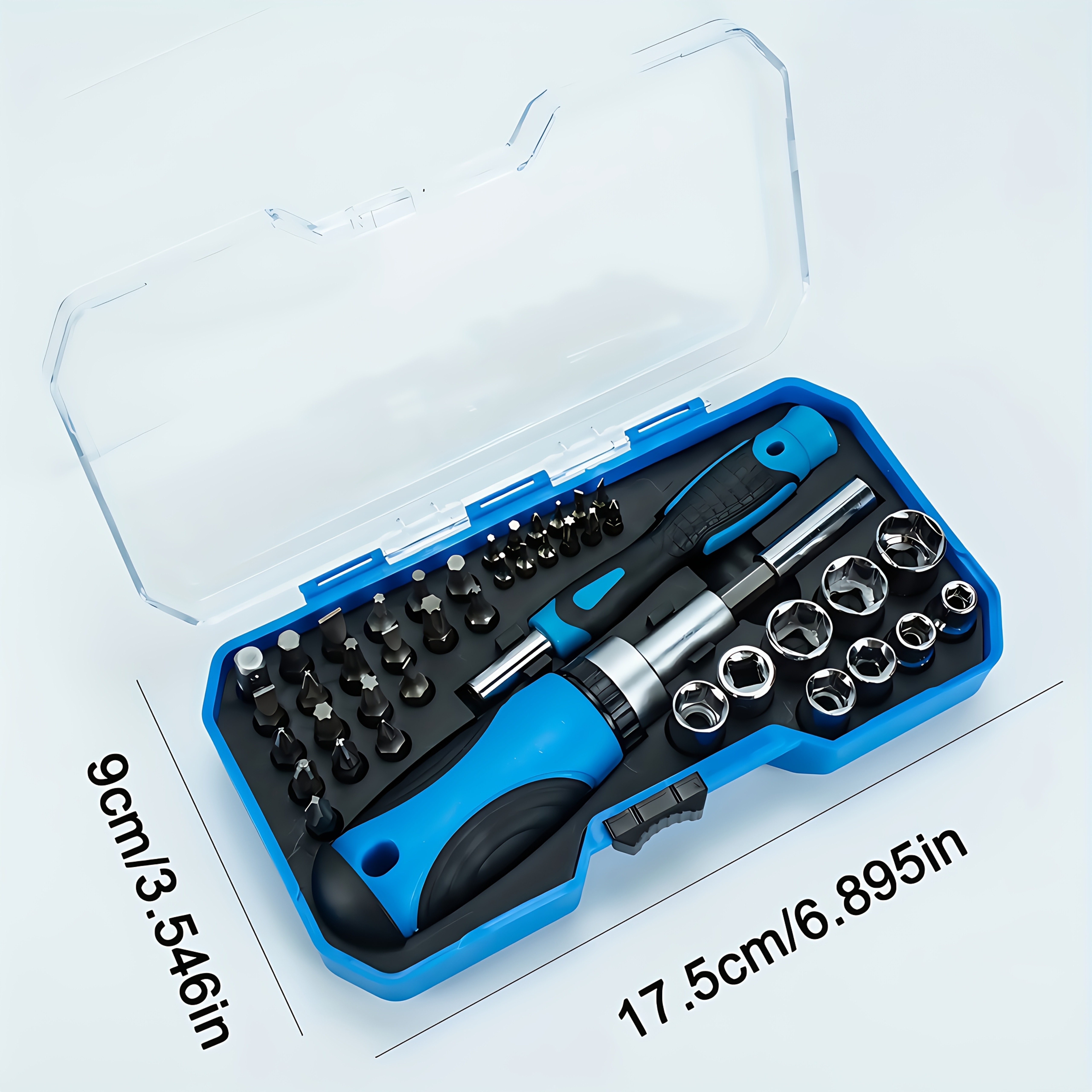 44pcs multifunctional ratchet screwdriver set carbon steel     safety hexagonal head portable drill sleeve set for   Product details 3