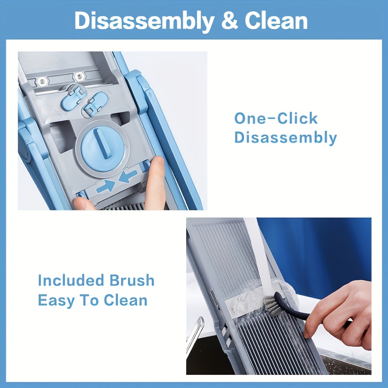 1pc Trancheuse manuelle robuste avec épaisseur réglable - Construction métallique robuste, design pliable pour un rangement efficace - Pas d'électricité nécessaire, préparation rapide - Idéale pour les cuisines à domicile et professionnelles - Facile à nettoyer et entretenir, gadget de cuisine, rangement compact, construction robuste, hachoir à aliments, préparateurs de repas