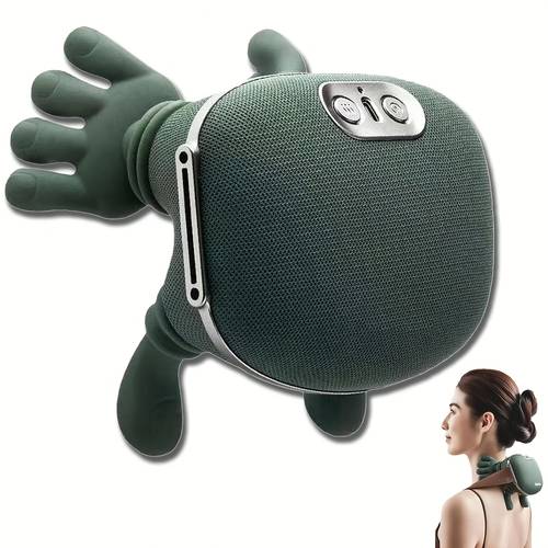 usb cordless electric massager with 6d hand simulation cordless neck shoulder massager with 6d hand simulation usb powered charging cord included