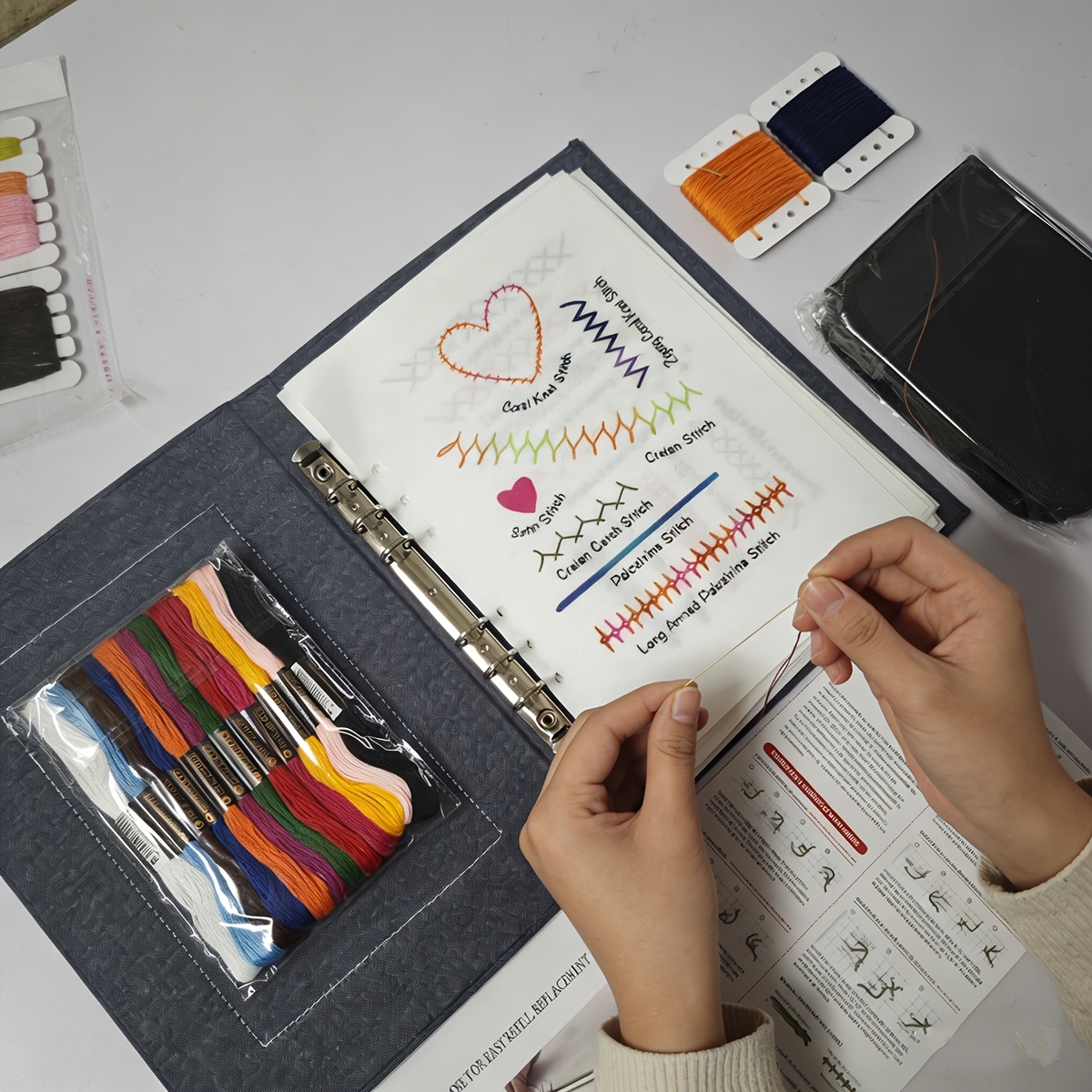 DIY Stitch Book Embroidery Kit for Beginners