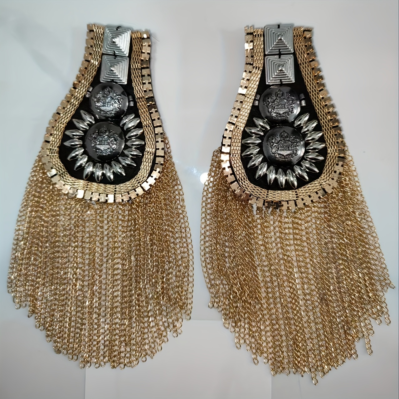 TEMU Additions For Men And Women Featuring Matching Fringe Epaulette Clothing Decorations