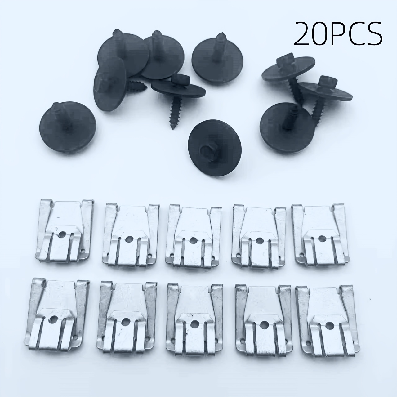 TEMU 20pcs Underrun Protection Engine Protection Mounting Clip Underbody Protection Gear Protection Motor Protection Mounting Clip Screw Clamp For