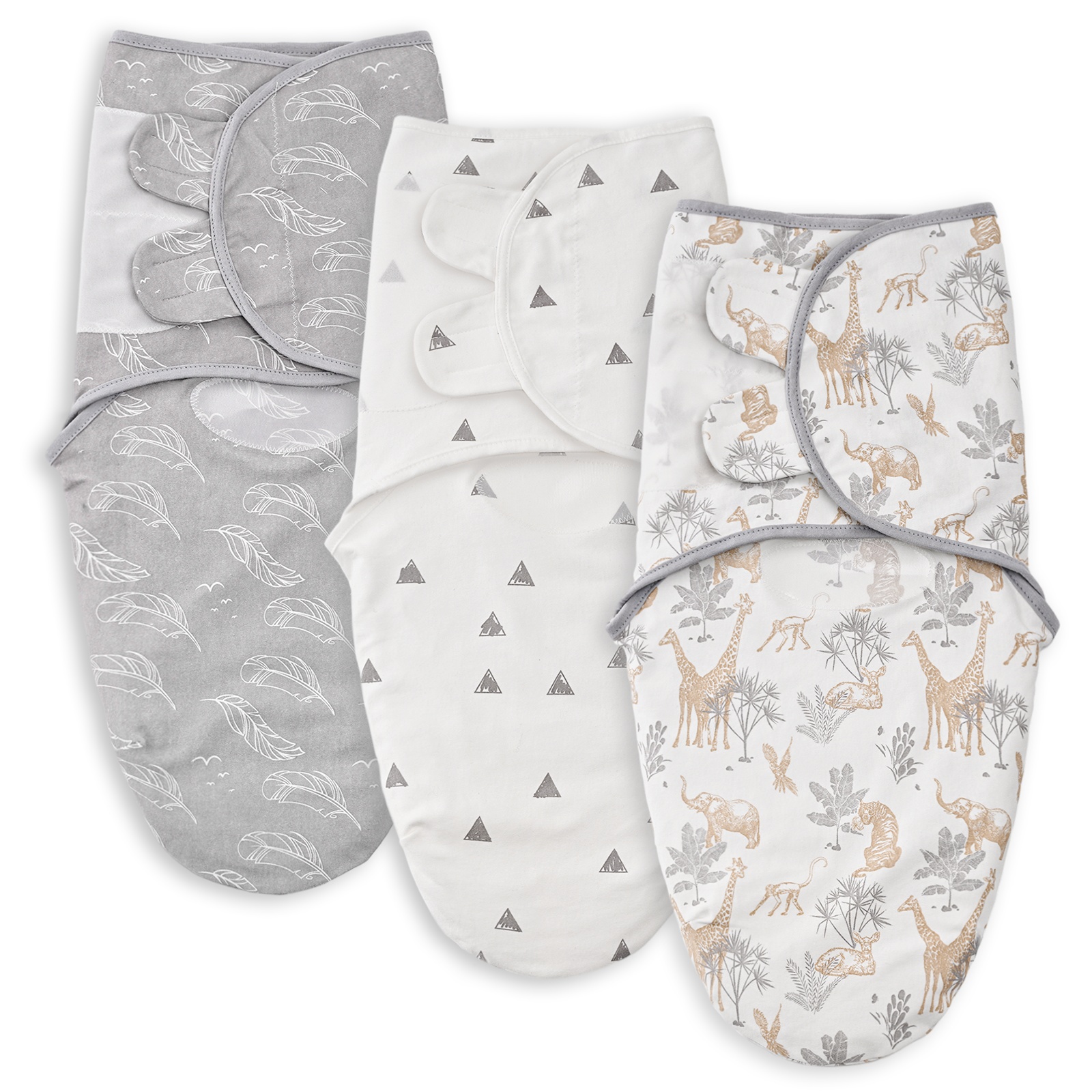 3-Pack Baby Blanket for Newborn - Receiving Blanket 0-3 Months, Infant Blanket Wrap