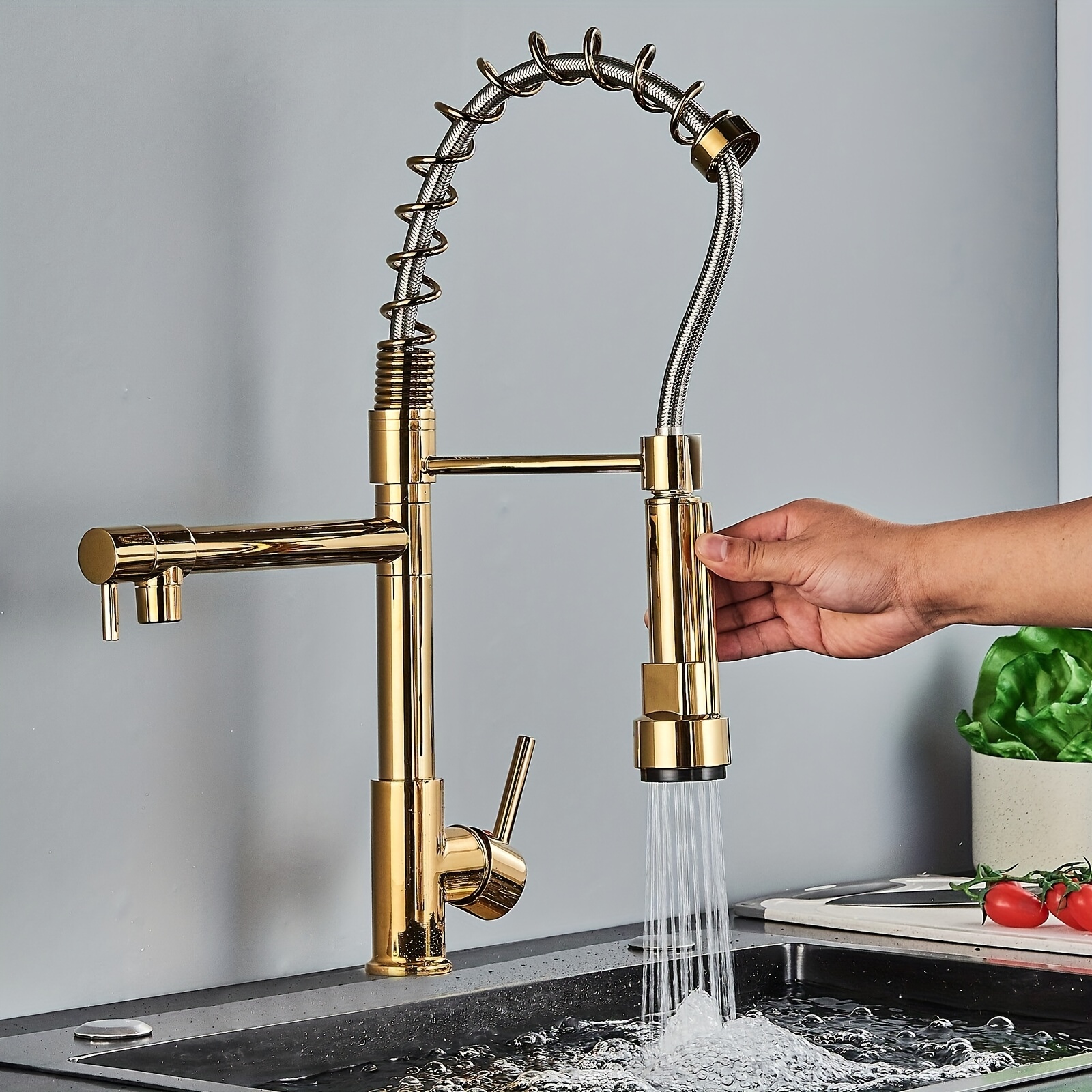 grifos cocina grifo cocina dorado grifo extensible mezclador Temu