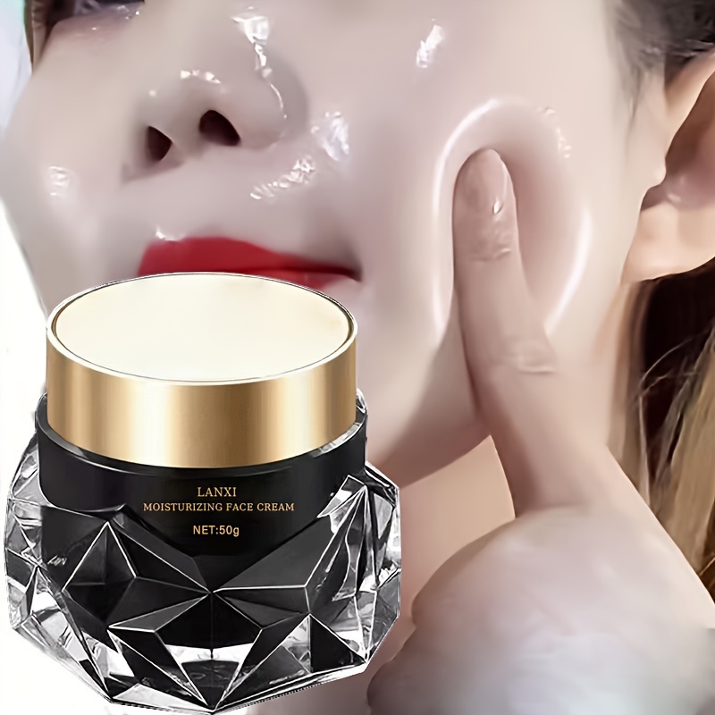 

50g Moisturizing Face Cream, Firm Facial Skin, Deep Moisturizing And Nourishing Skin, Maintain Water And Oil Balance With Plant Squalane