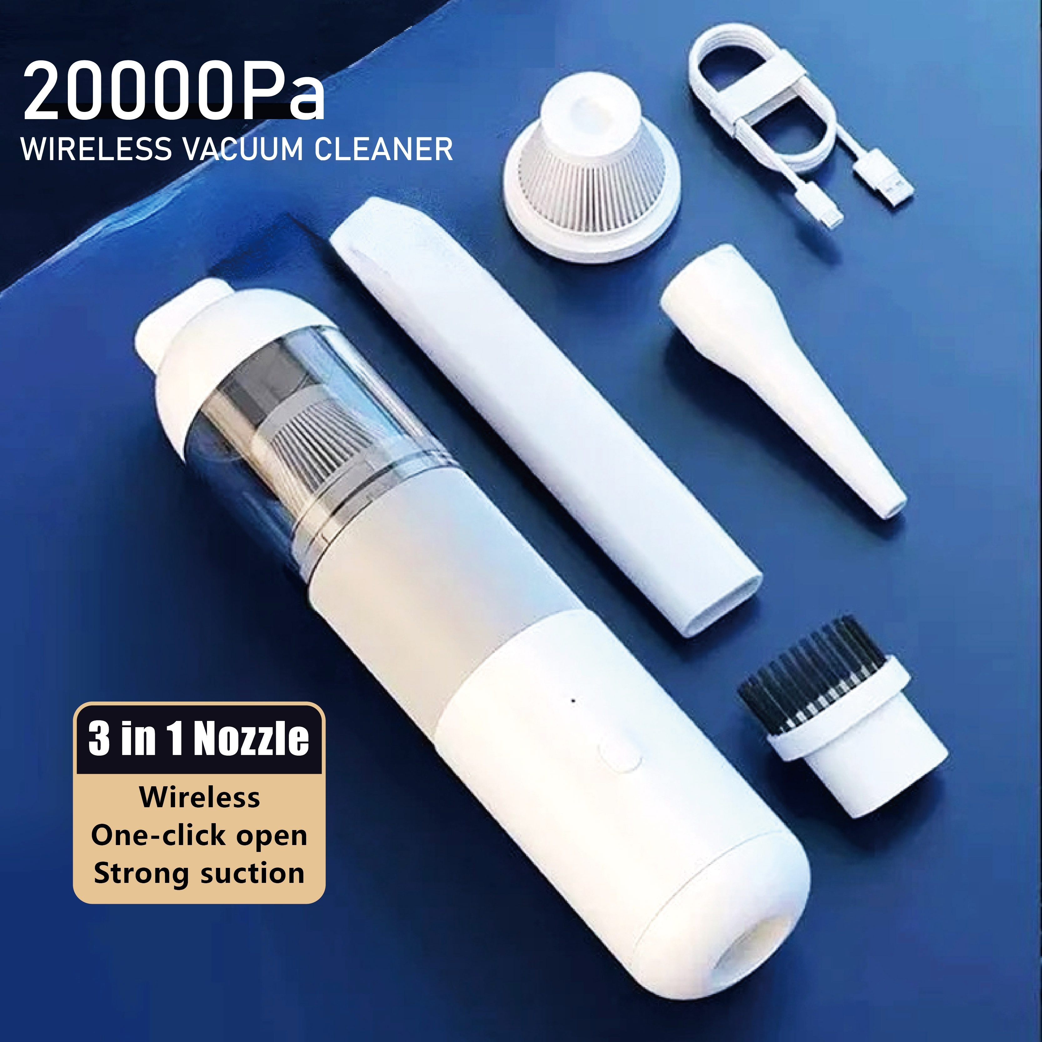 

V01 15000pa Wireless Appliance Car Wireless Car Vacuuming And 2 In 1 Portable Suction Small Appliance