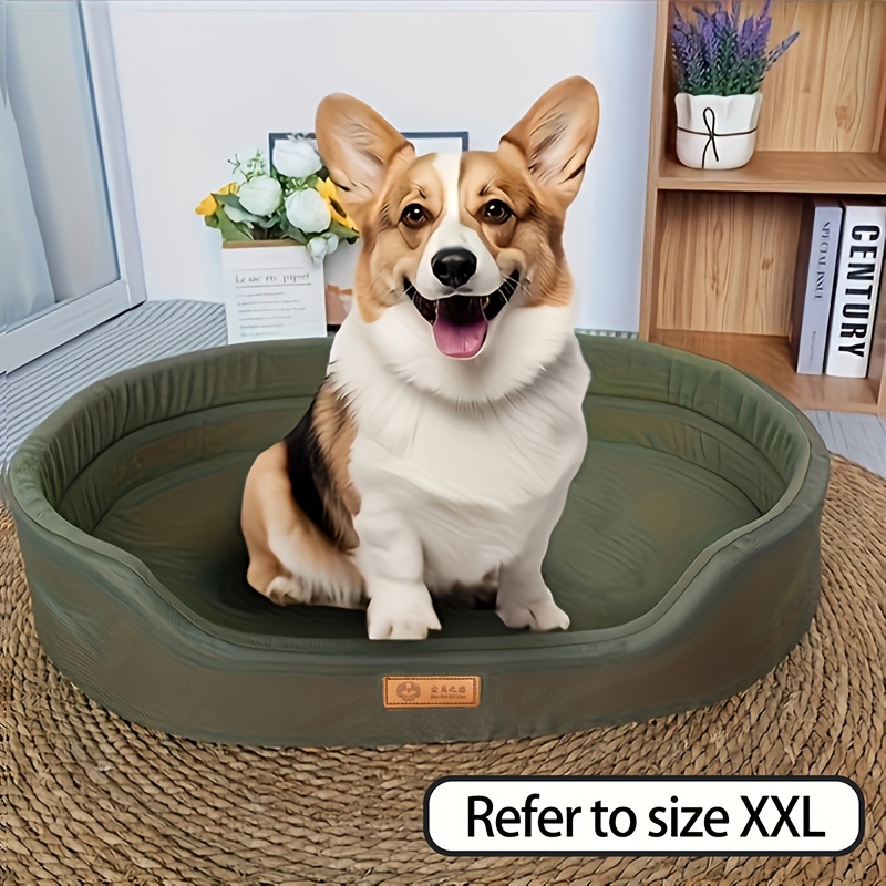 

Comfortable Solid Color Pet Kennel - Anti-fouling, Anti-slip, Breathable, Machine Washable For All - Suitable For Small To Large Dogs