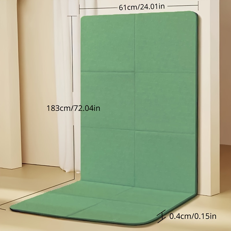 Double Sided Tpe Foldable Yoga Mat Portable Non slip Soft - Temu