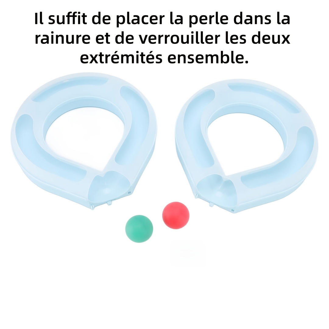 Tourniquet interactif pour chat - Jouet en plastique durable avec cibles mobiles - Accessoire de jeu stimulant et d'exercice pour chats et chatons d'intérieur - Toutes races - Sans piles